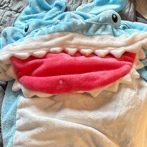 Blue and White Shark Jumpsuit